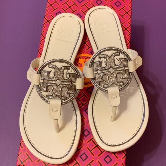 tory burch crystal sandals